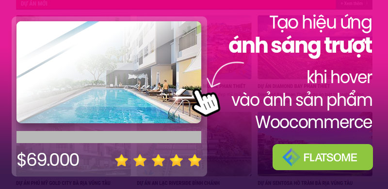 Giuseart.com thêm hiệu ứng ánh sáng trượt khi hover ảnh sản phẩm woocommerce